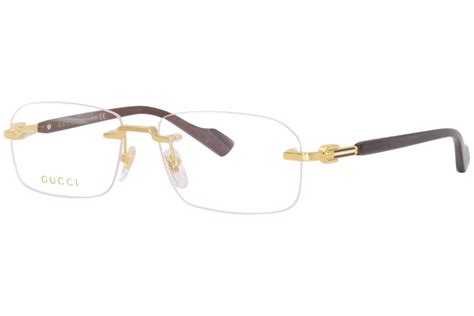 gucci rimless eyeglasses